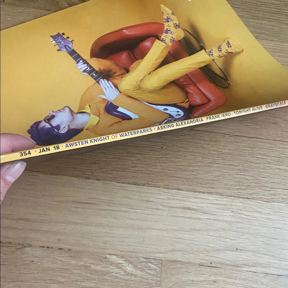 🧡 AP Magazine Waterparks Awsten Knight cover January 2018